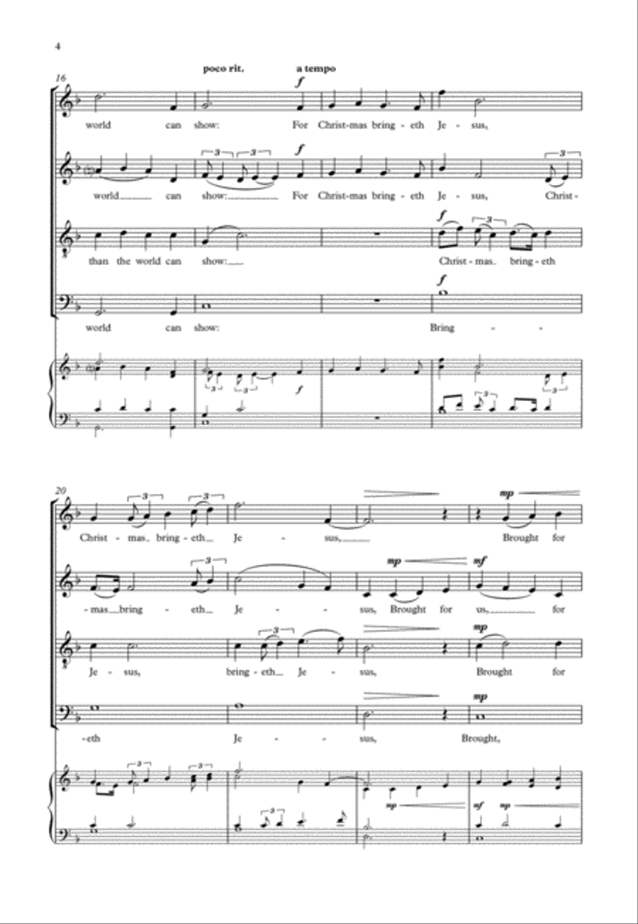 Christmas Eve 4-Part scores gallery preview page 4