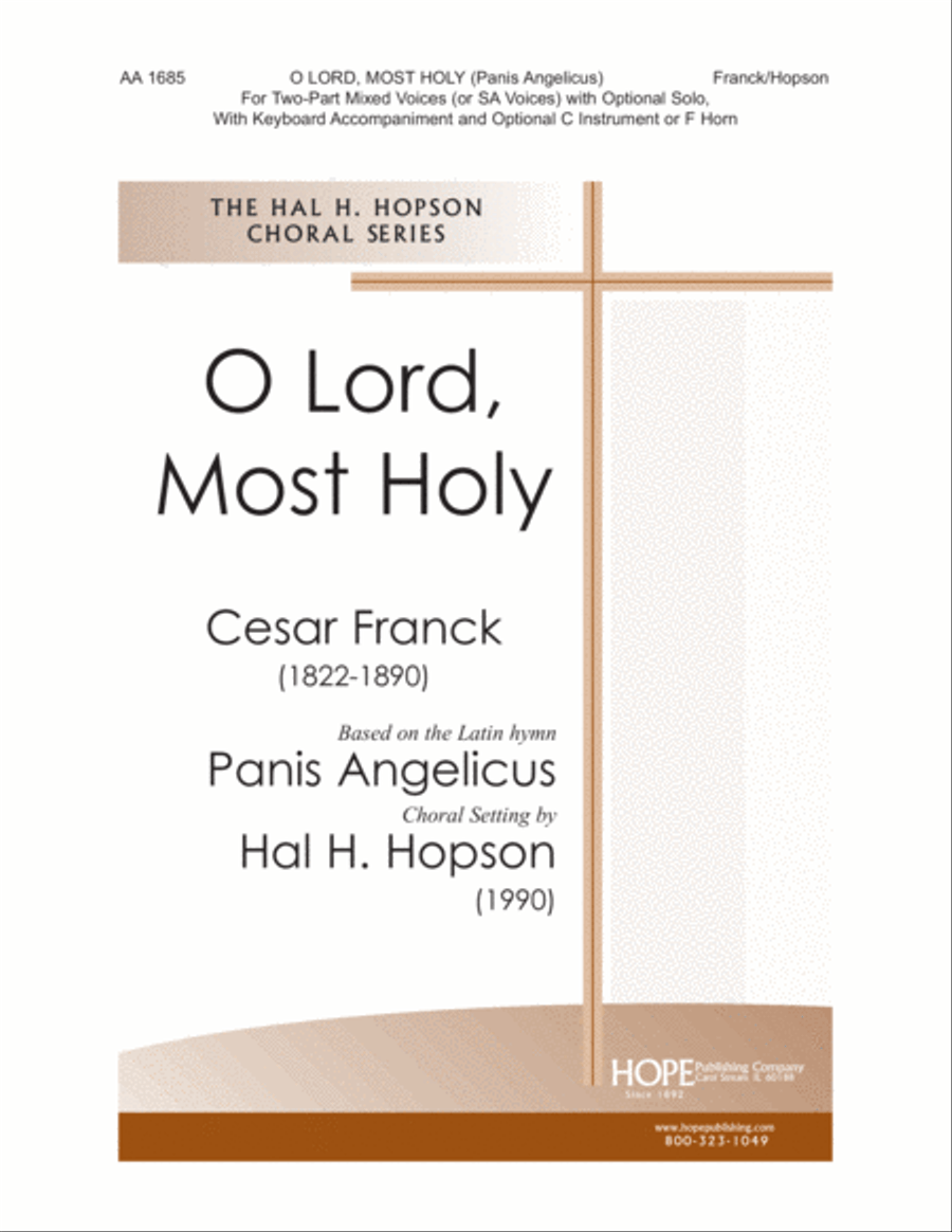 O Lord, Most Holy (Panis Angelicus) 2-Part scores gallery preview page 1