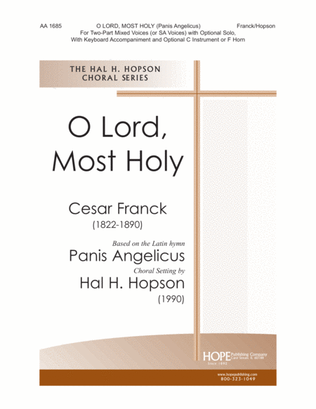 Book cover for O Lord, Most Holy (Panis Angelicus)