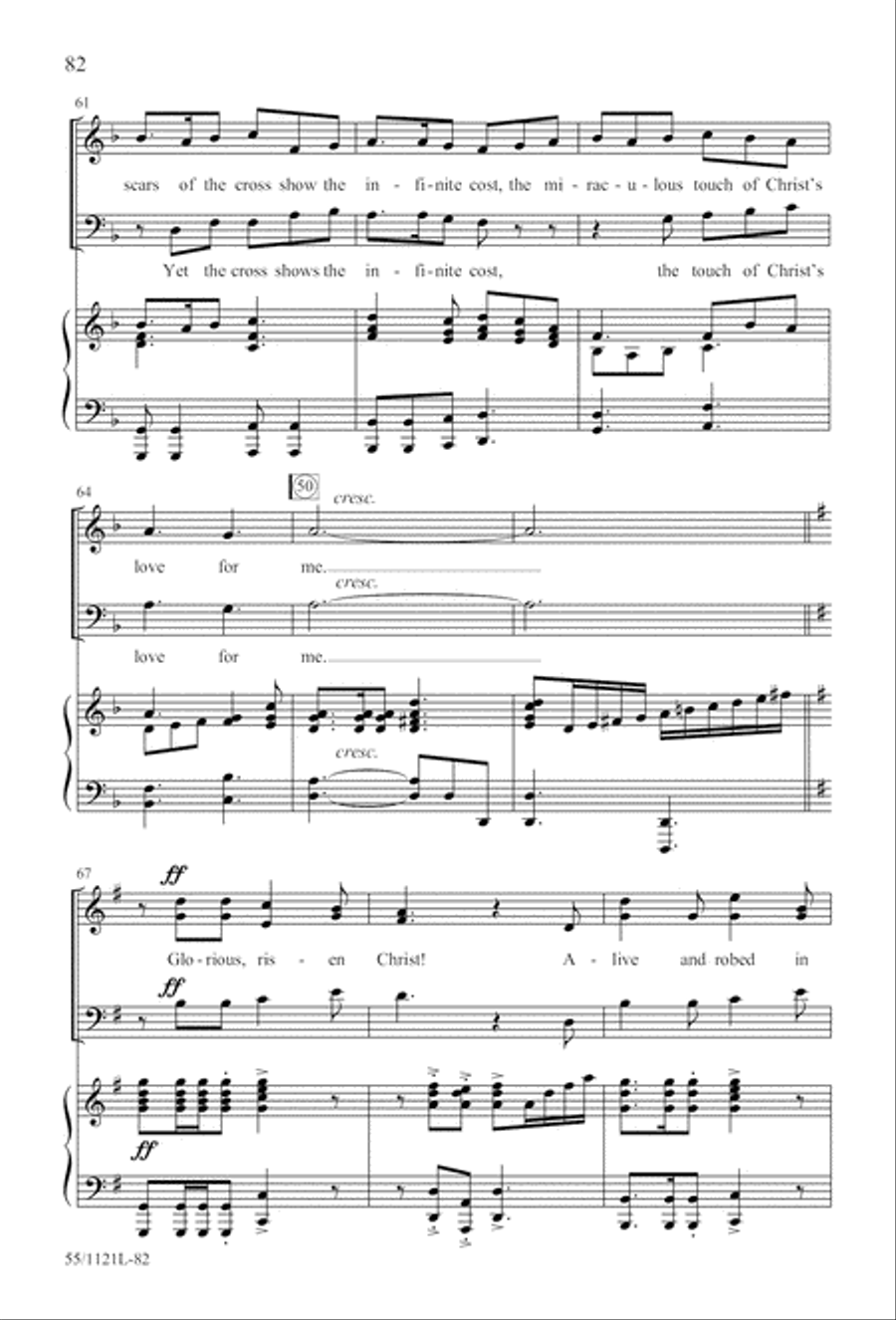 Touched by the Christ 3-Part scores gallery preview page 83