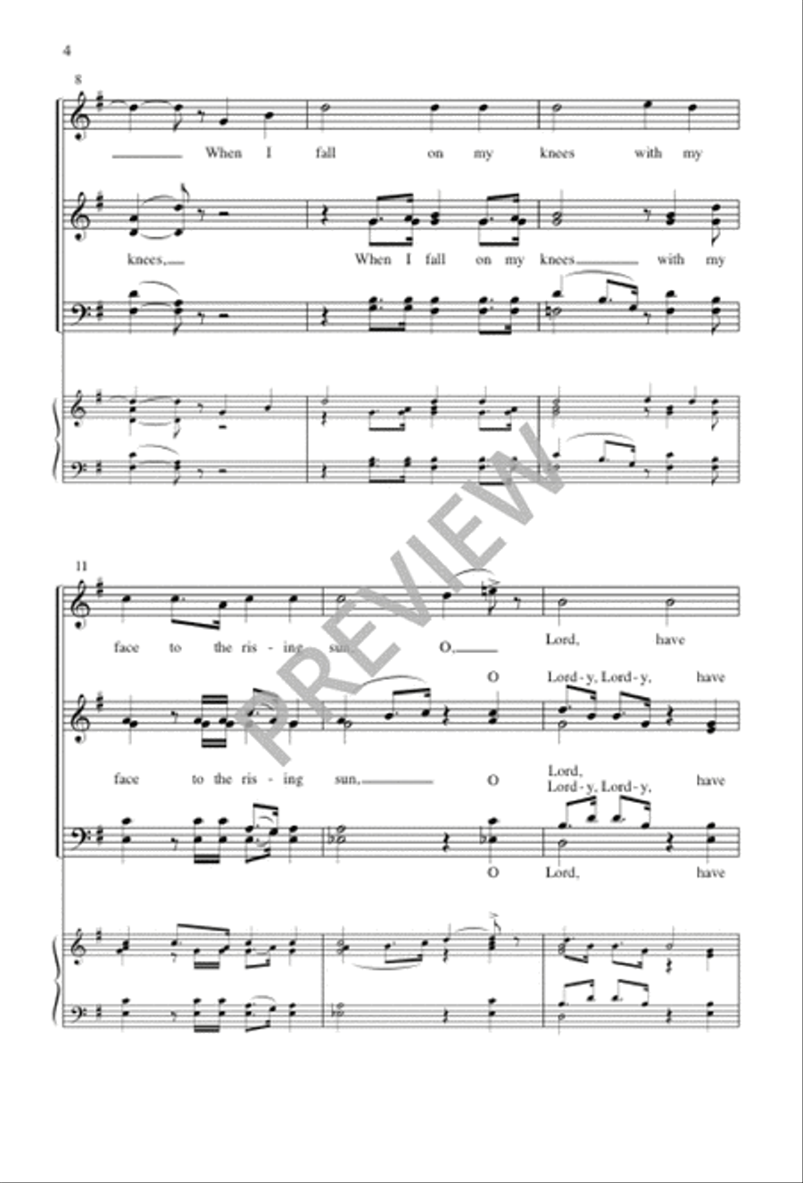 Let Us Break Bread Choir scores gallery preview page 2