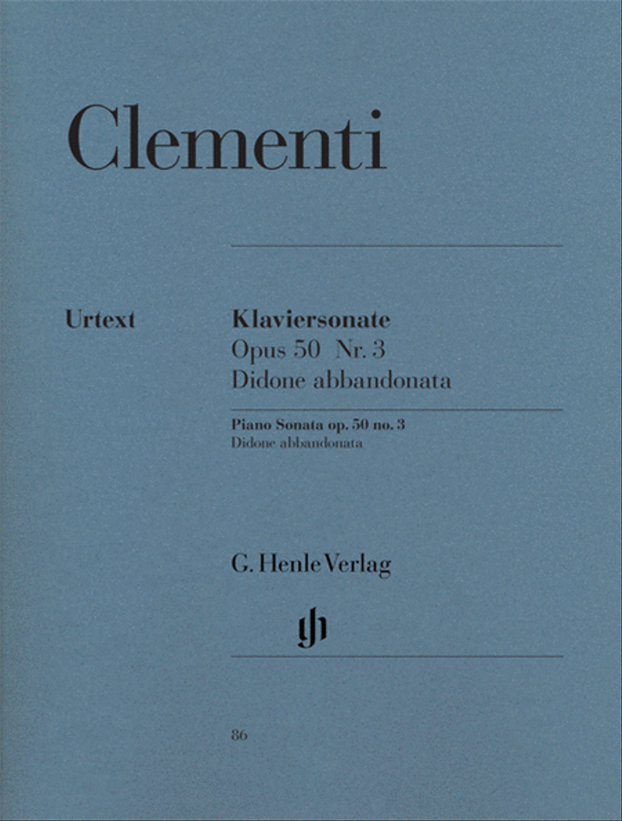 Piano Sonata “Didone Abbandonata,” Scena Tragica in G minor Op. 50, No. 3 Piano Solo scores gallery preview page 1