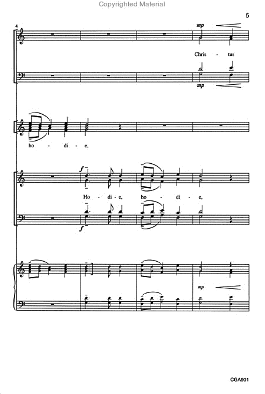 Hark The Herald Angels Sing Full Score SSA scores gallery preview page 3