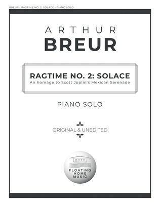 Ragtime No. 2: Solace - Piano Solo