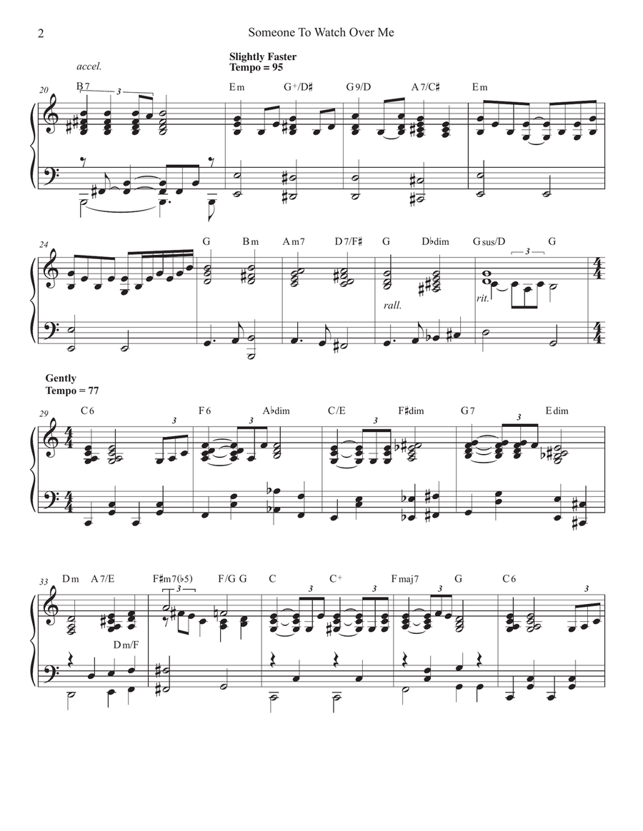Someone To Watch Over Me Someone To Watch Over Me Clarinet Solo scores gallery preview page 5