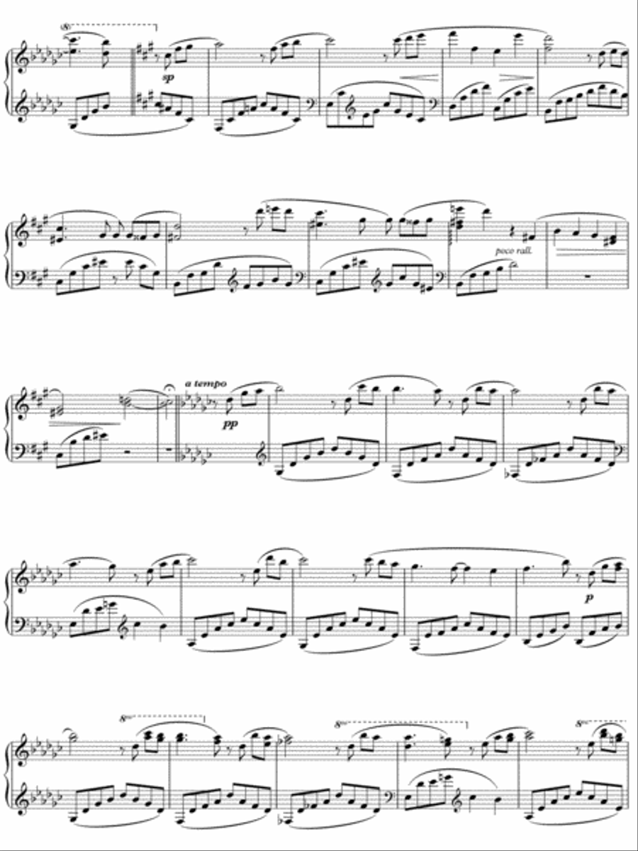 Song Without Words (in Ges) Piano Solo scores gallery preview page 2