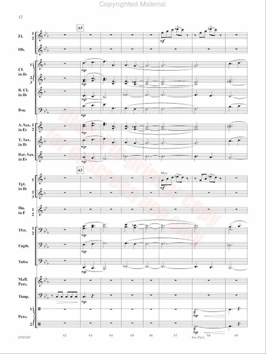 Instinct Concert Band scores gallery preview page 13