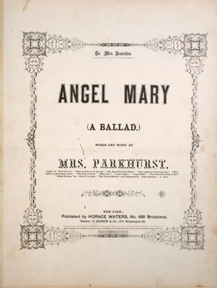 Angel Mary (A Ballad)