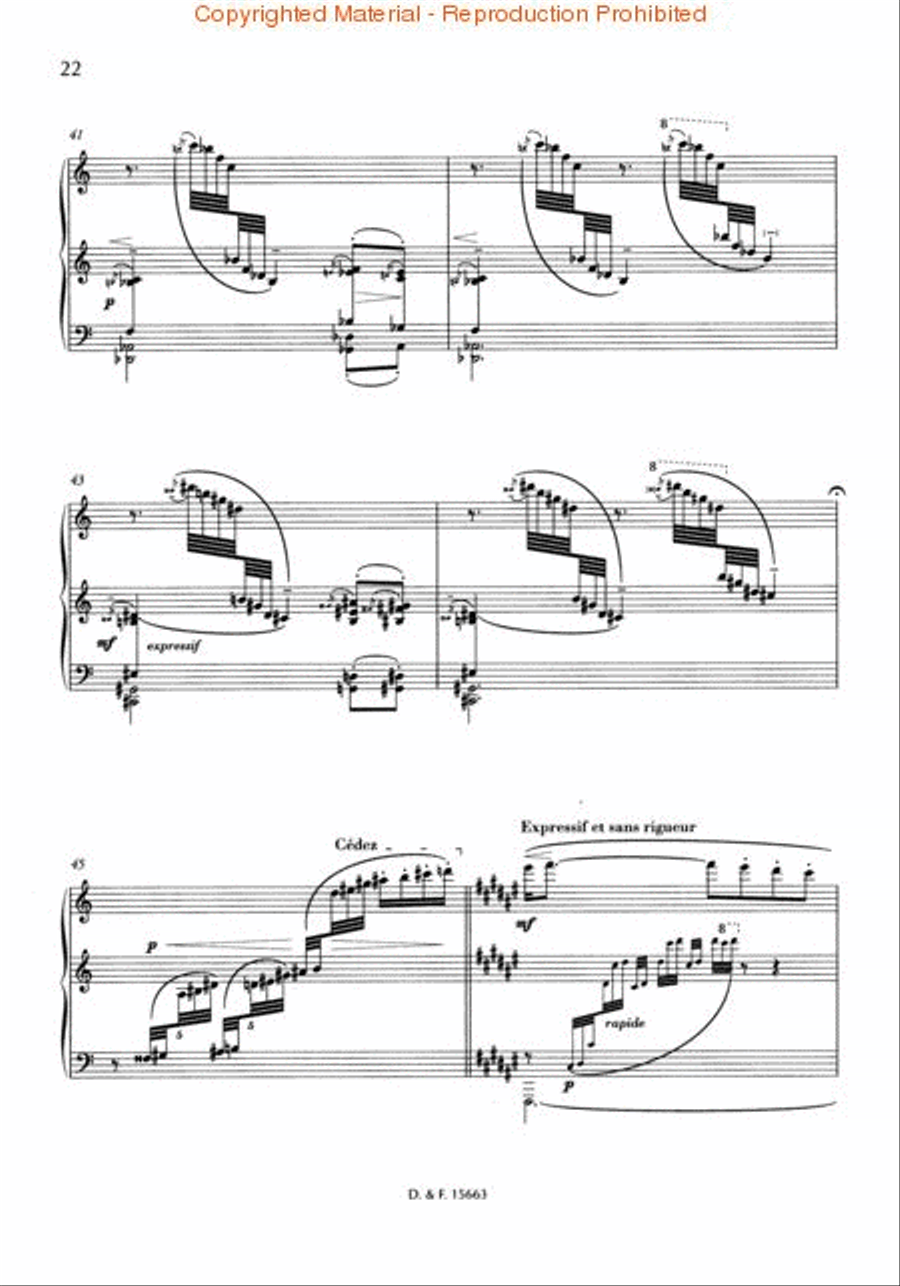 Images, 2nd Set Piano Solo scores gallery preview page 4