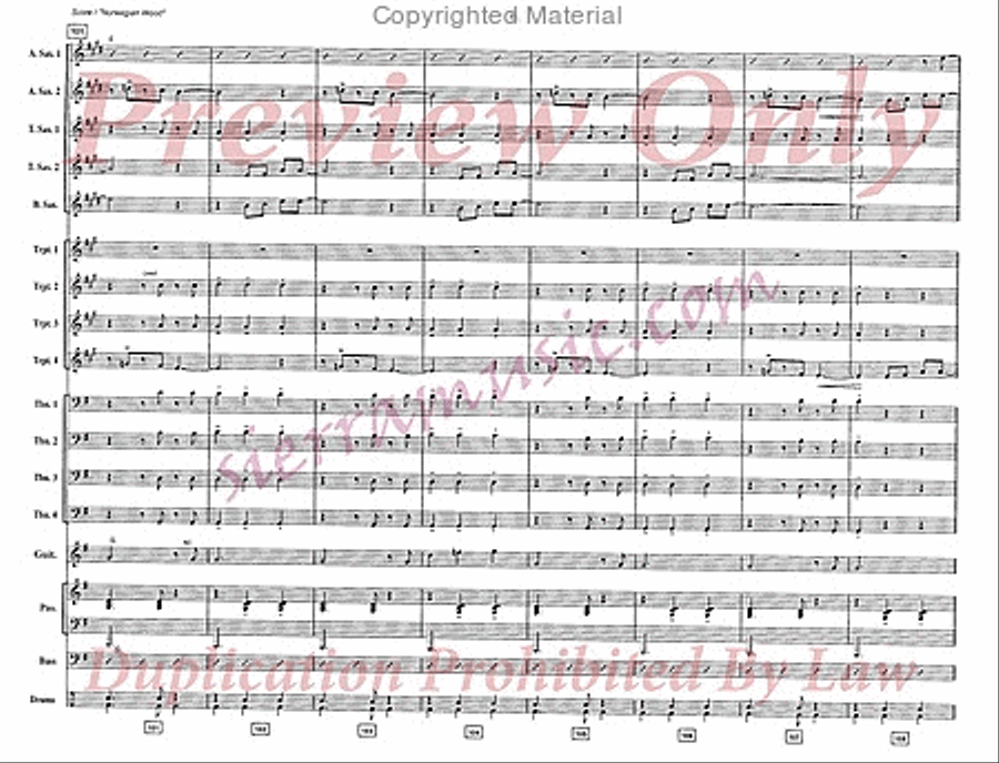 Norwegian Wood Norwegian Wood Big Band scores gallery preview page 12