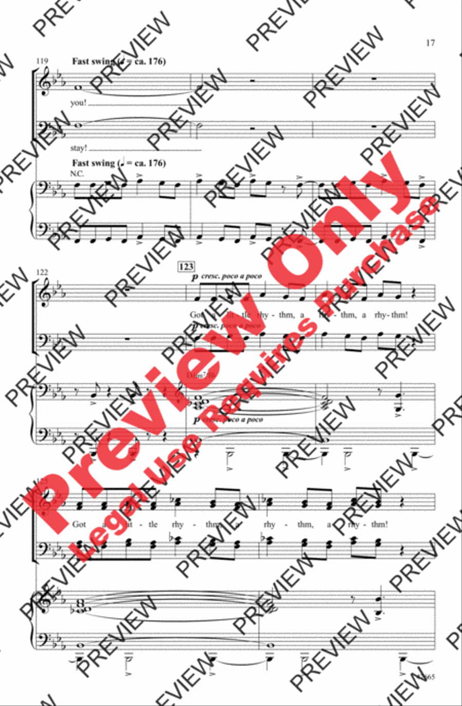 I Got Gershwin! 4-Part scores gallery preview page 17