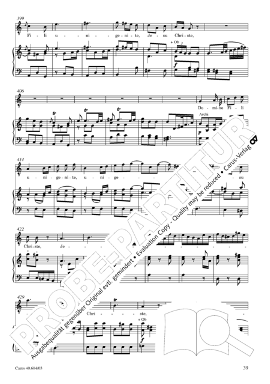 Grosse Mariazeller Messe in C 4-Part scores gallery preview page 48