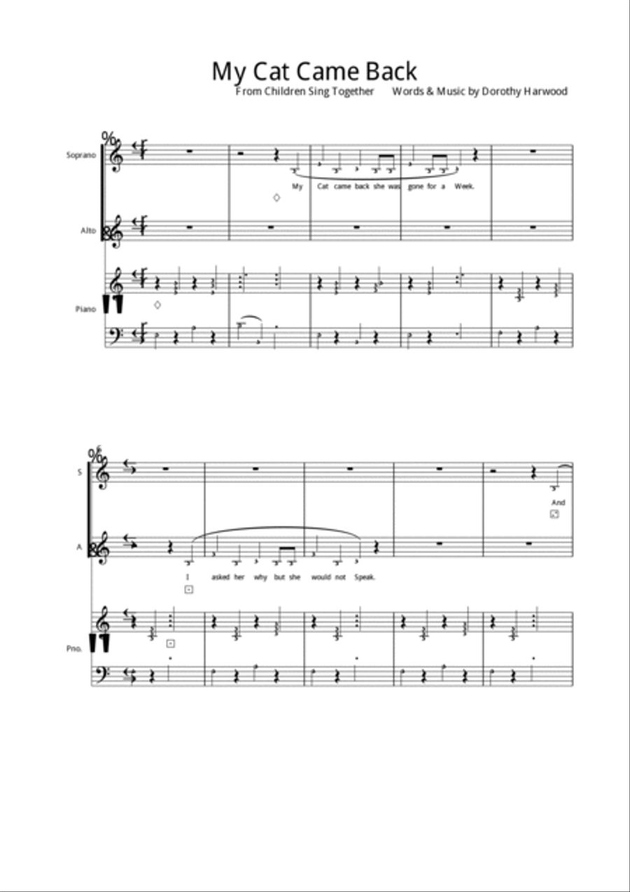 Children Sing Together SA scores gallery preview page 4
