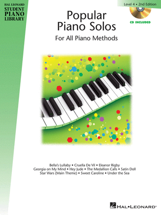 Book cover for Popular Piano Solos 2nd Edition - Level 4