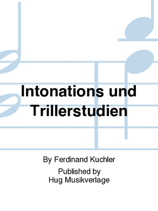 Book cover for Intonations- und Triller-Studien op. 13
