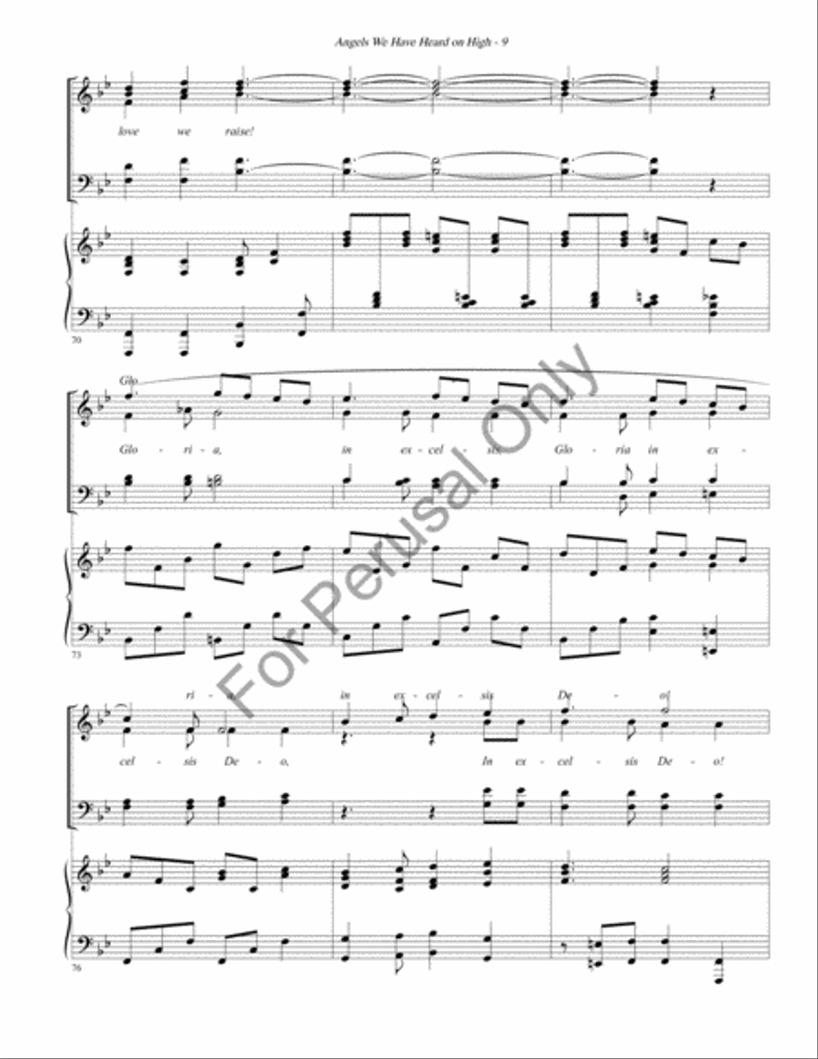 Angels we have heard on high Divisi scores gallery preview page 10