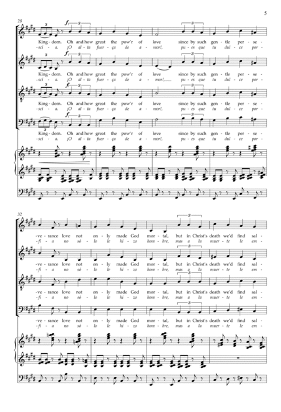 Romance of the Angels 4-Part scores gallery preview page 5