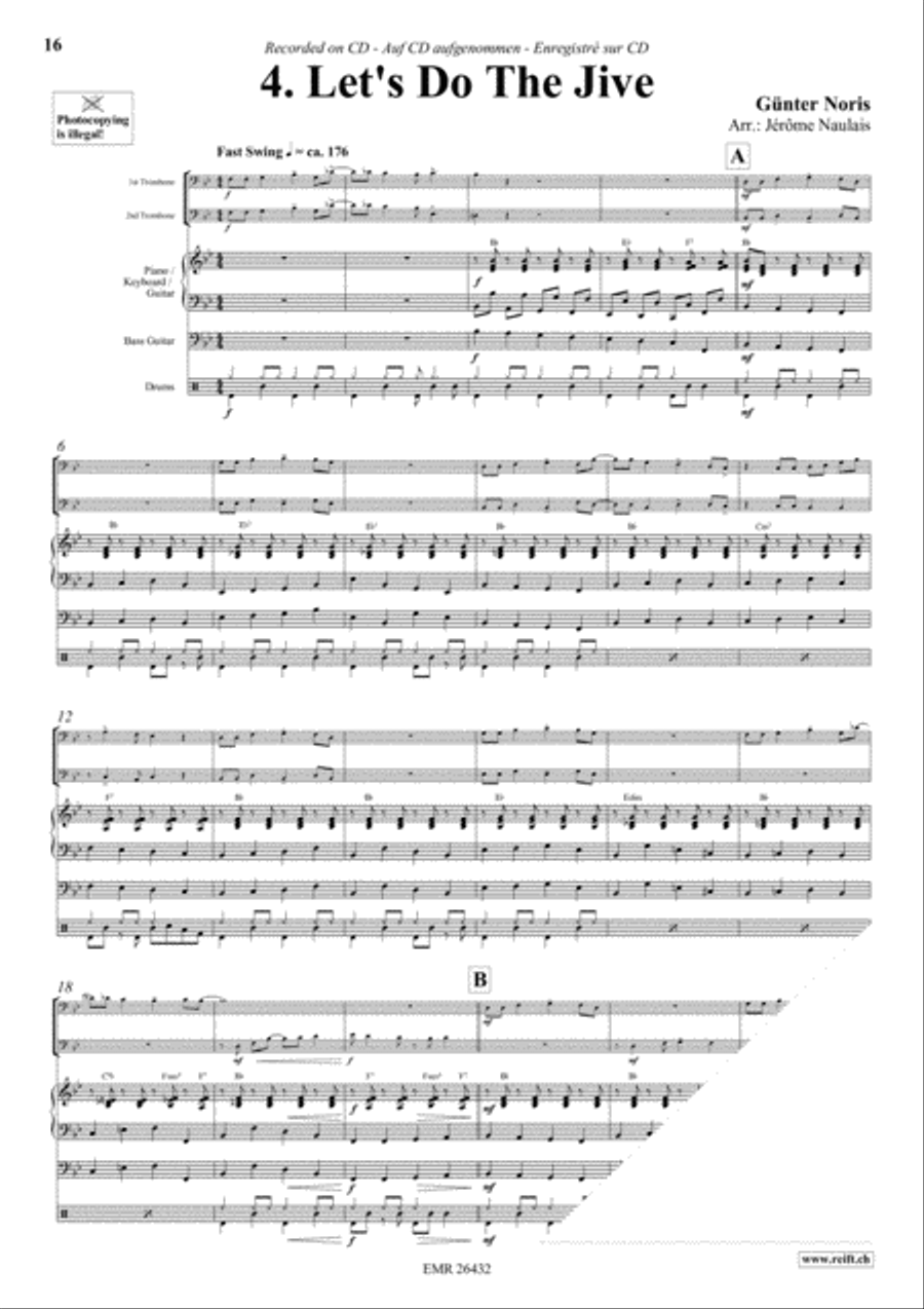 Let's Dance Volume 3 Trombone Duet scores gallery preview page 6