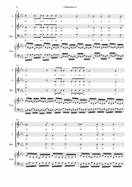 Prelude in C minor for choir and piano image number null
