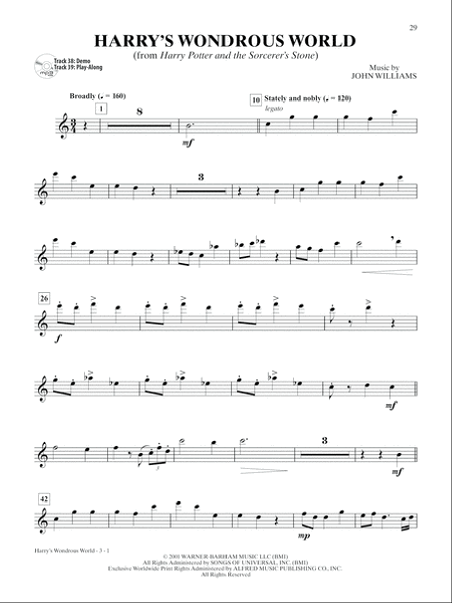 Ultimate Movie Instrumental Solos Flute Solo scores gallery preview page 4