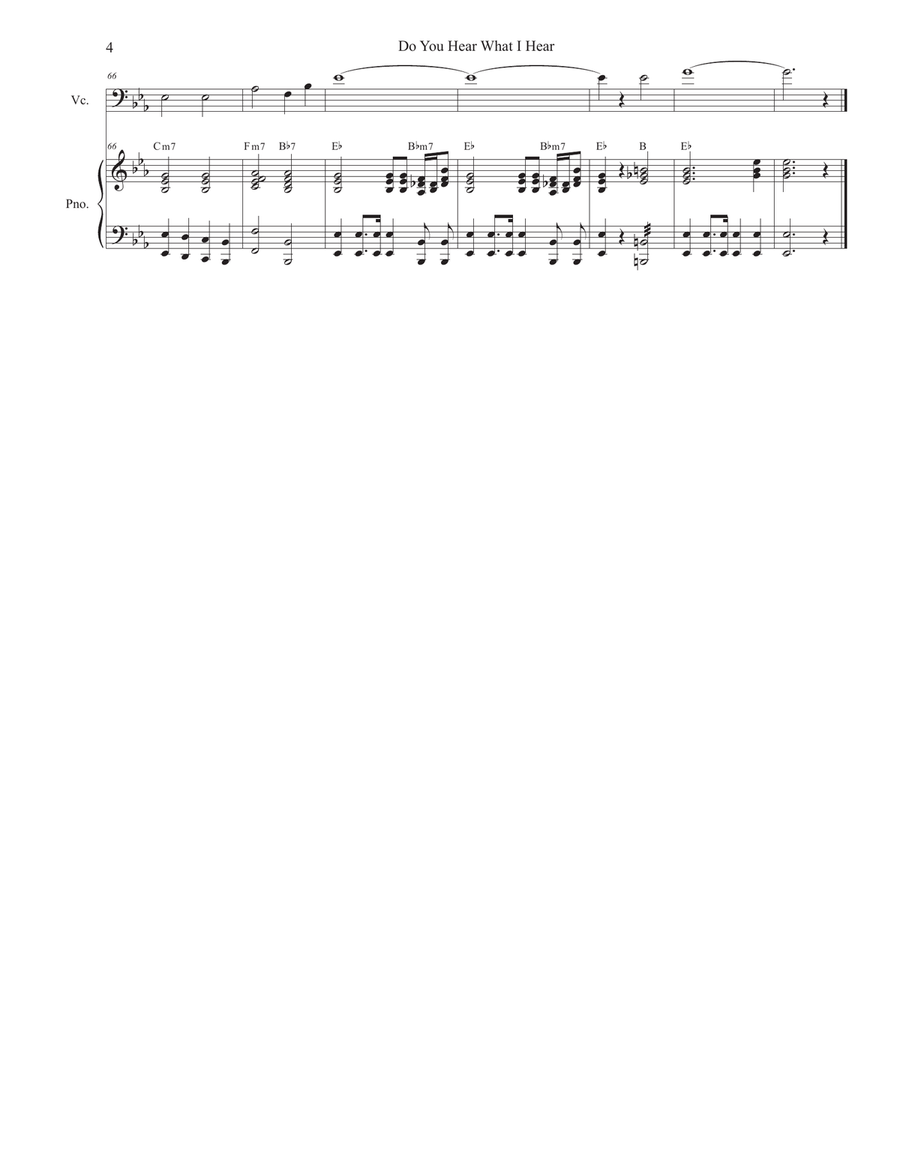 Do You Hear What I Hear Piano scores gallery preview page 4