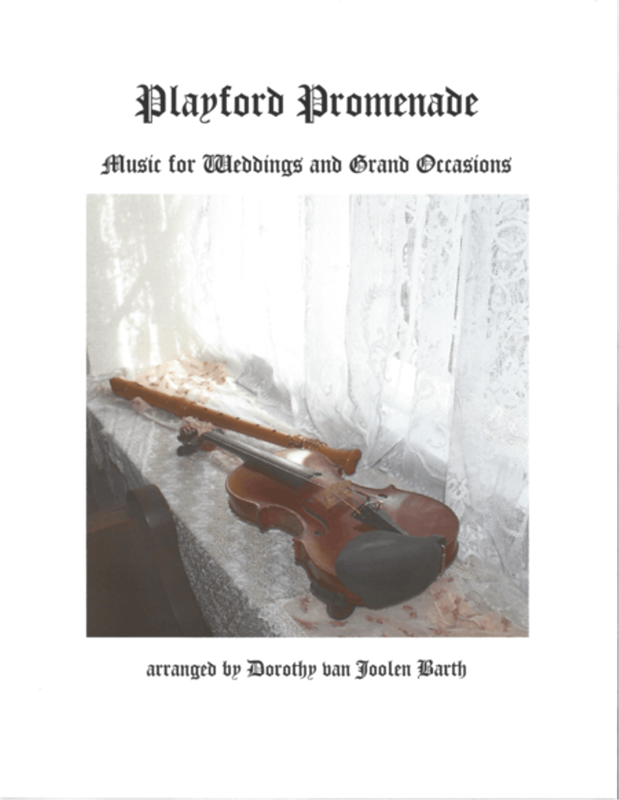 Playford Promenade: Music for Weddings and Grand Occasions Set of Parts scores gallery preview page 1