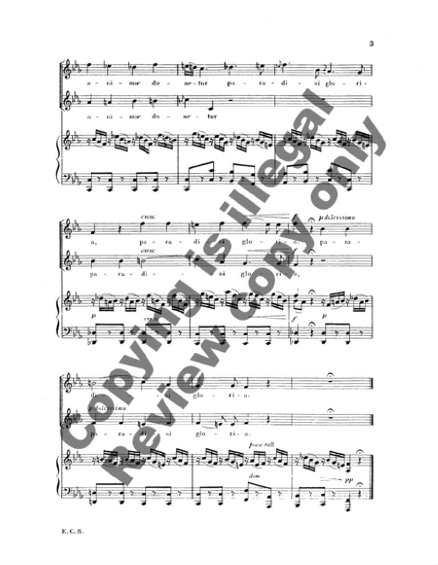 Stabat Mater: Quando corpus morietur SA scores gallery preview page 6