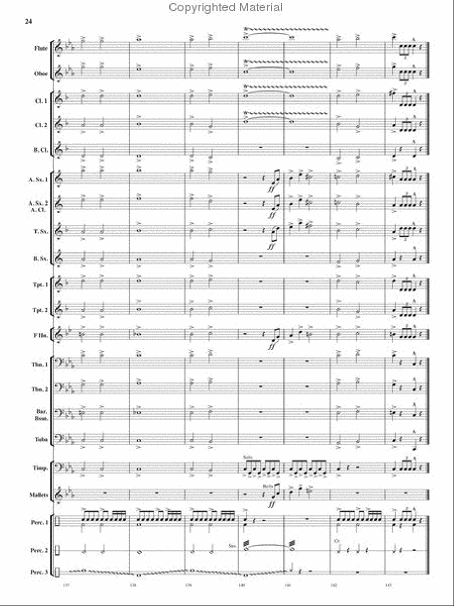 Stargazer Concert Band scores gallery preview page 23
