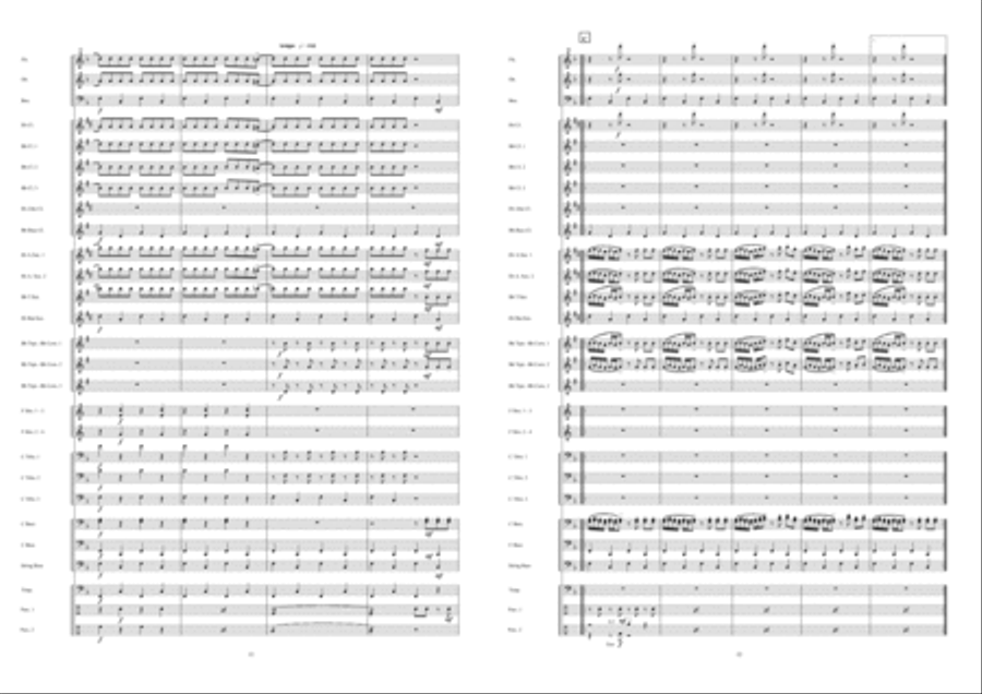 Zorba The Greek Concert Band scores gallery preview page 7