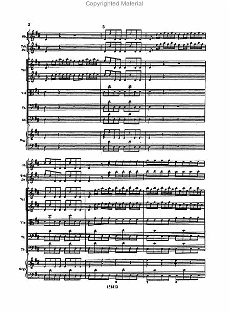 Gloria RV589 Choir scores gallery preview page 3