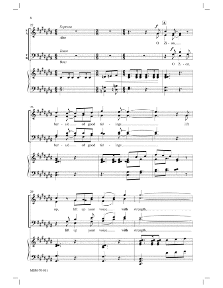 The Good Shepherd (Choral Score) image number null