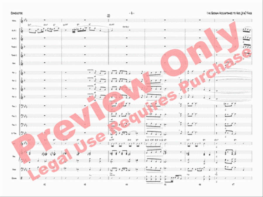 I've Grown Accustomed to Her (His) Face Jazz Ensemble scores gallery preview page 11