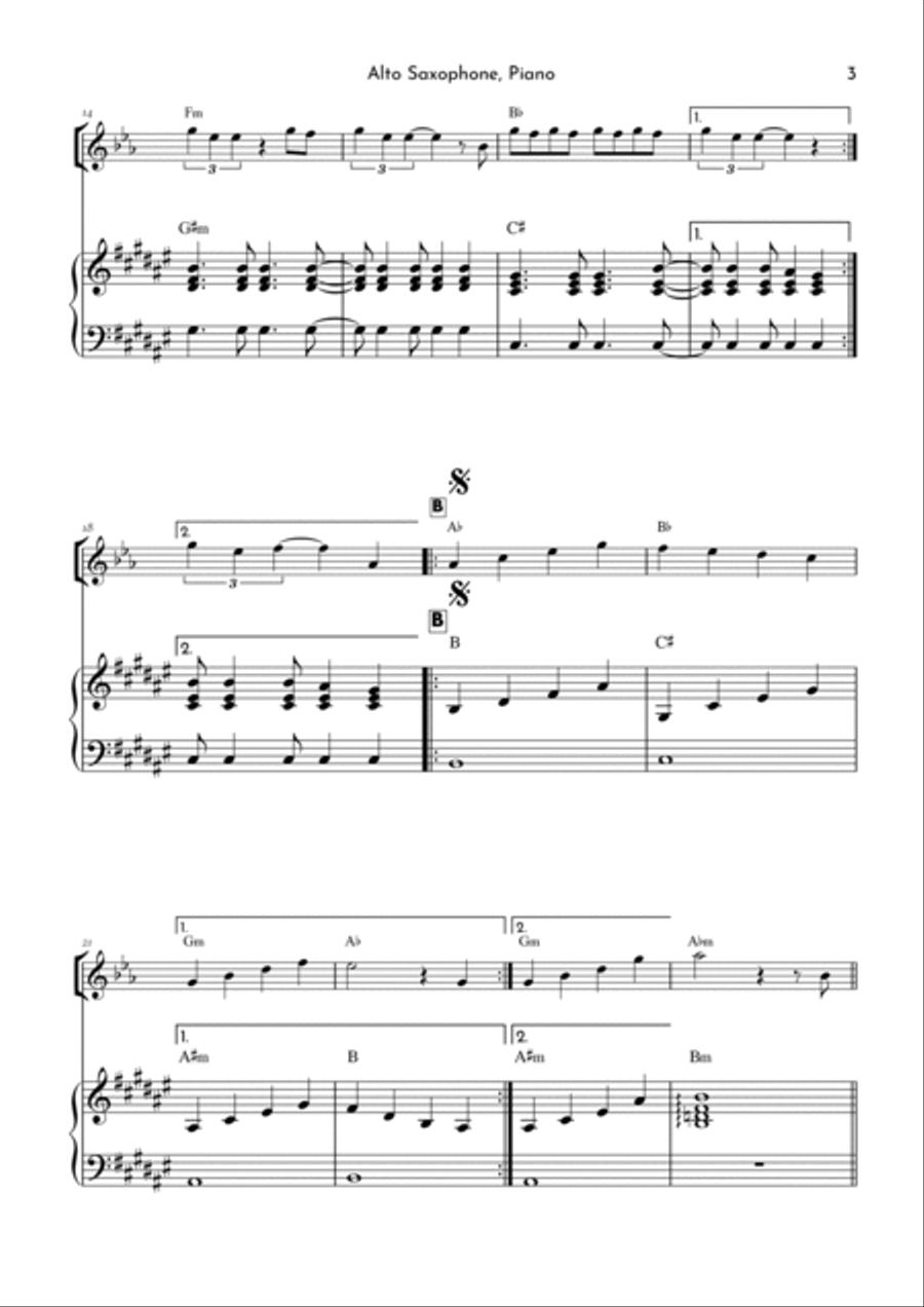 305 Alto Saxophone scores gallery preview page 3