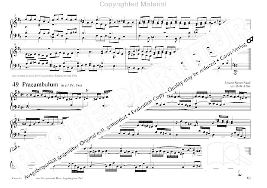 Organo pleno. Orgelstucke zum Ein- und Auszug Organ Solo scores gallery preview page 71