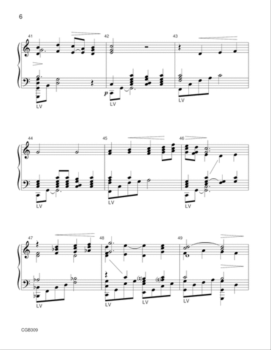 Ave Maria Handbell Choir scores gallery preview page 6