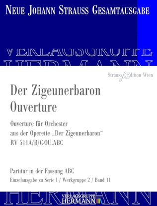 Book cover for Der Zigeunerbaron - Ouverture RV 511A/B/C-OU.ABC