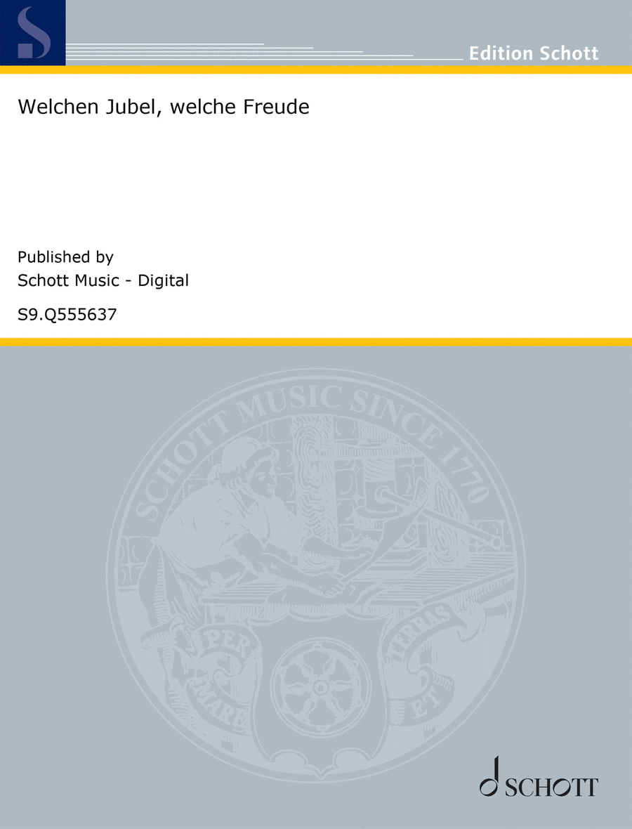 Welchen Jubel, welche Freude 3-Part scores gallery preview page 1