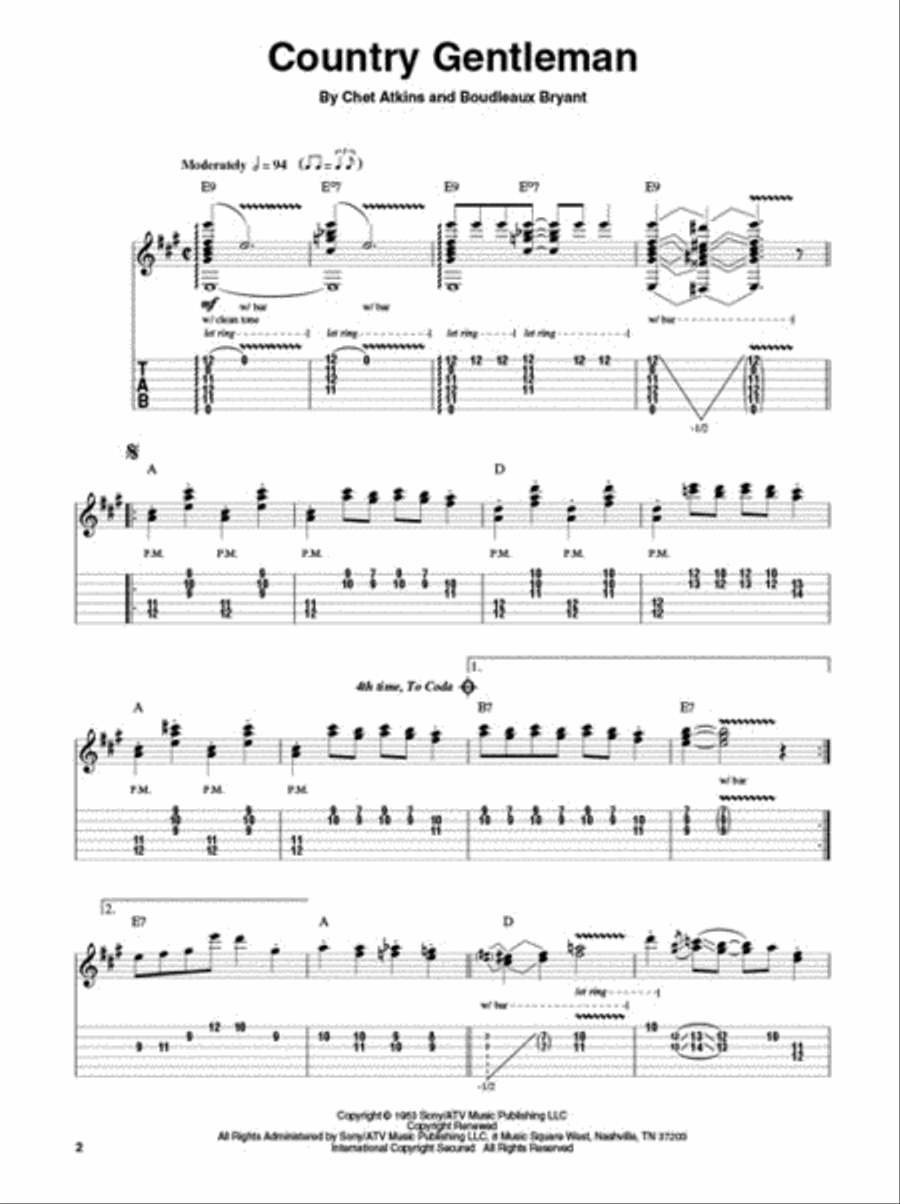 Chet Atkins Electric Guitar scores gallery preview page 3