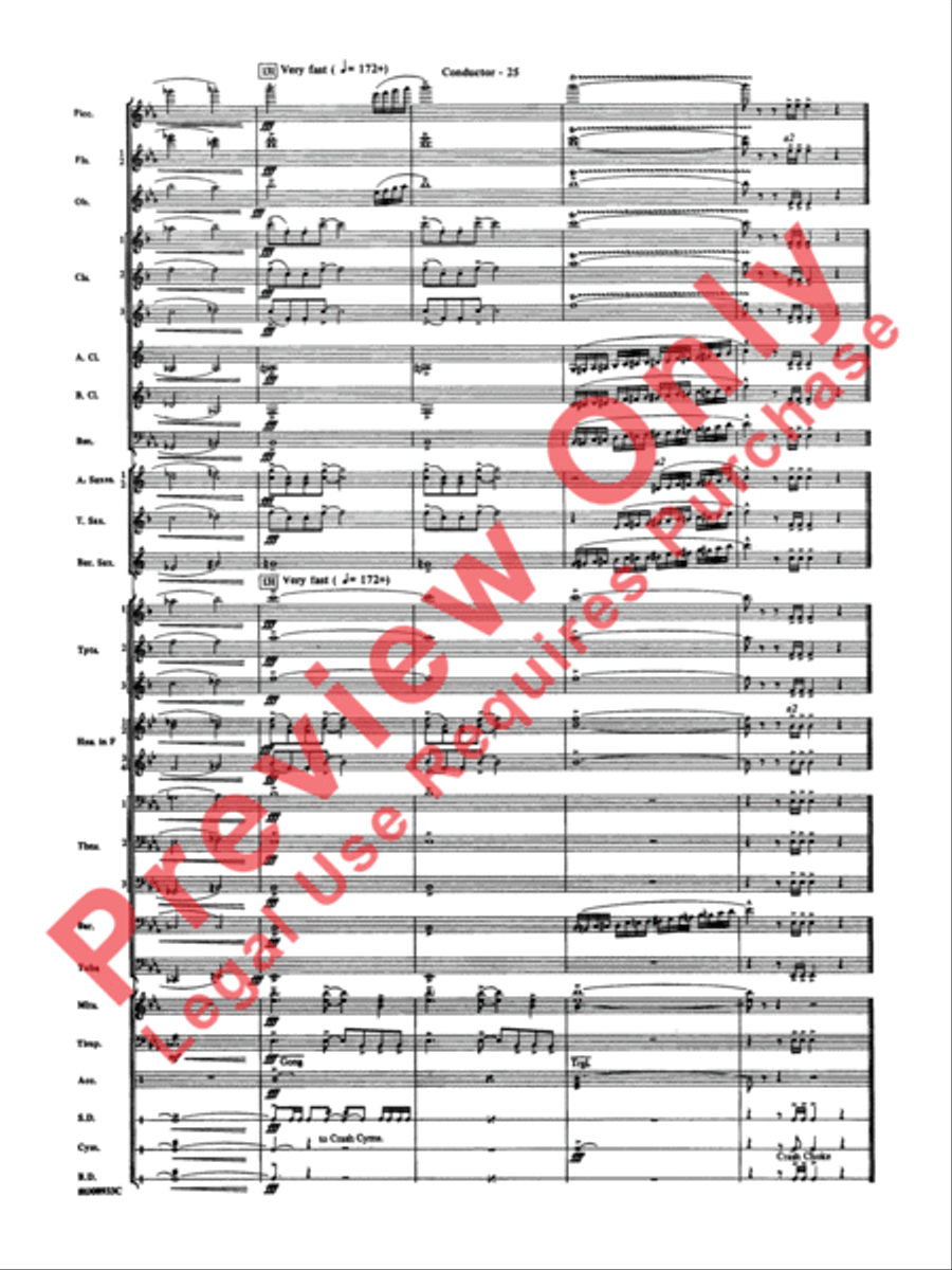 Symphonic Festival Concert Band scores gallery preview page 28