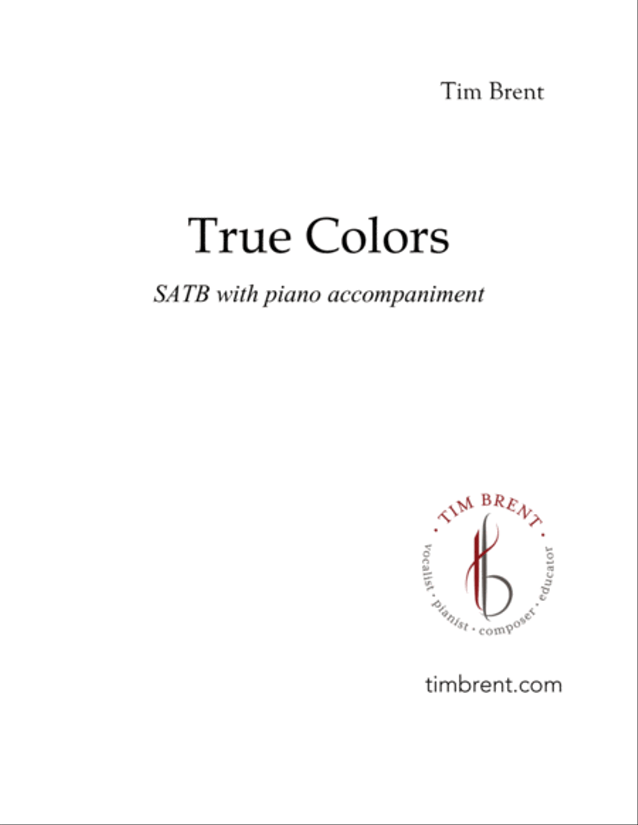 True Colors 4-Part scores gallery preview page 1