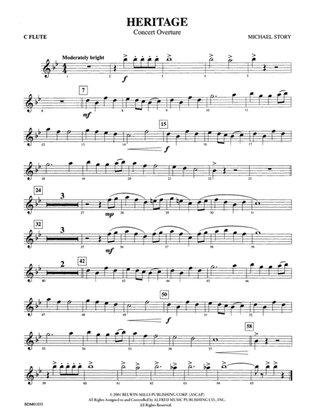 Heritage (Concert Overture): Flute