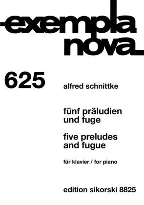 Book cover for Five Preludes and Fugue