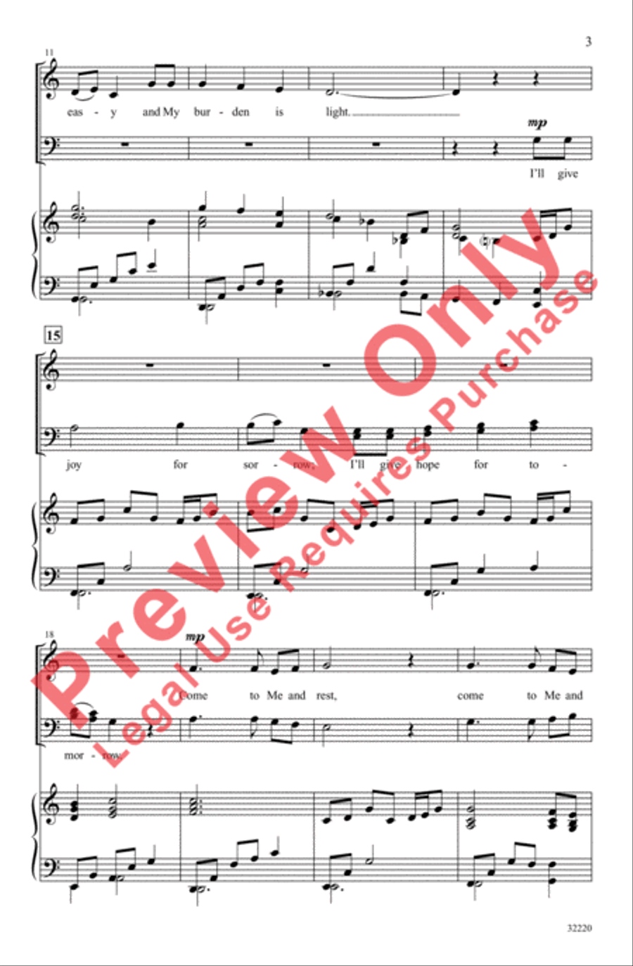 Rest 4-Part scores gallery preview page 3
