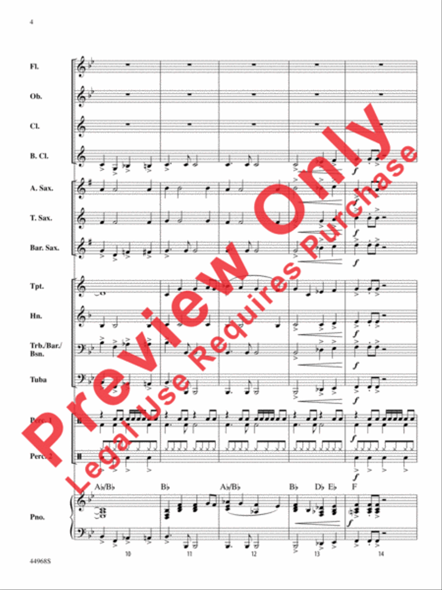 Moon Rocks Moon Rocks Concert Band scores gallery preview page 17