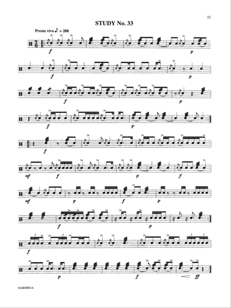 Contemporary Studies for the Snare Drum