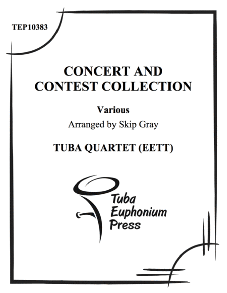 Concert and Contest Collection for Tuba-Euphonium Quartet EETT scores gallery preview page 1