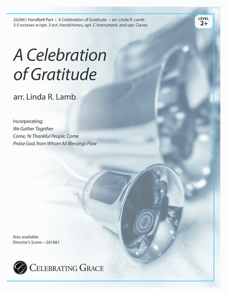 A Celebration of Gratitude Handbell Part (Digital Download) image number null
