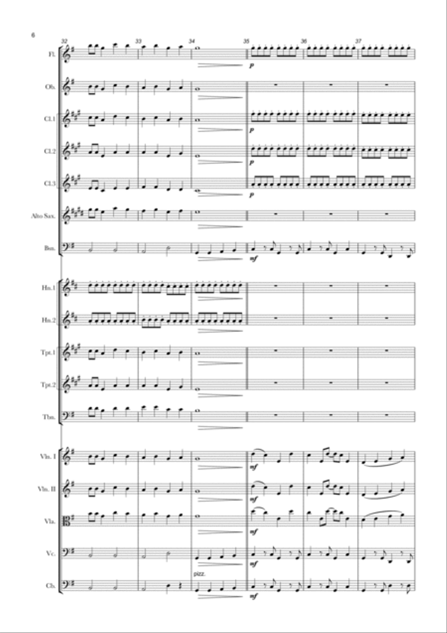 White Horses Full Orchestra scores gallery preview page 6