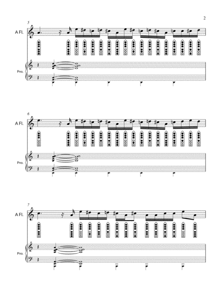 Etude No. 15 for "A" Flute - Chromatic Cognizance