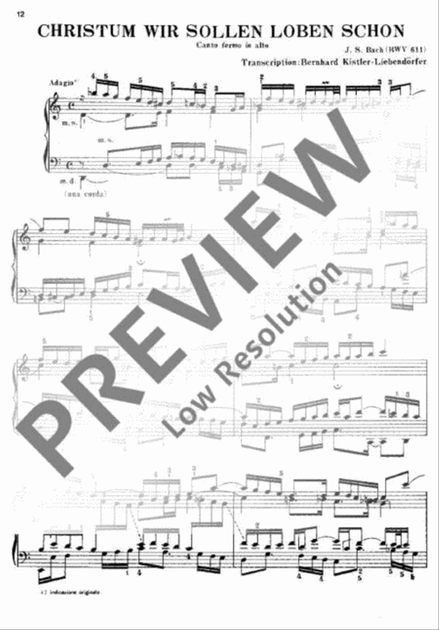 10 Chorale Preludes Piano Solo scores gallery preview page 17